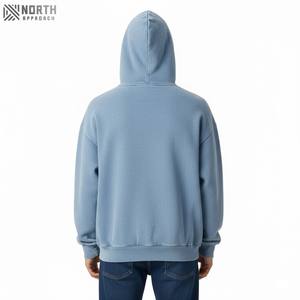 Hombres de alta calidad de algodón grueso pesado francés Terry pulóver con capucha personalizado gota hombro polar Sudadera con capucha de gran tamaño sudaderas con capucha reversibles - Product Image 2