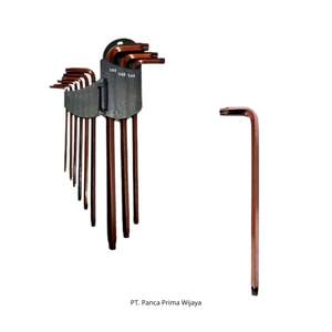 Jeu de clés Torx étoile métriques extra longues LIPRO de haute qualité, 9 pièces, T10-T50 |   Acier au chrome-vanadium durable pour l'automobile et l'industrie - Product Image 5