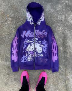 Sweat-shirt à capuche pour homme en coton uni de haute qualité, personnalisé avec un logo imprimé en sérigraphie 3D en relief, taille américaine, en polaire pour l'hiver - Product Image 6