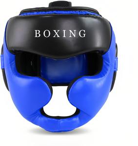 Protector de Cabeza de Boxeo de PU Premium, Diseño Impermeable con Absorción de Impactos, Alta Protección, Acolchado, para Atletas Unisex - Product Image 3