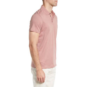 Polo pour homme avec logo personnalisé, en coton respirant, vêtements décontractés, OEM disponible, polos pour homme en grande taille - Product Image 3