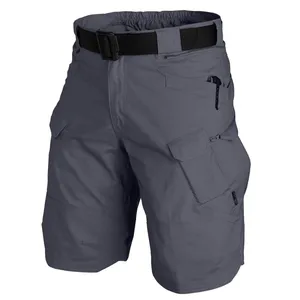 जेब के साथ Mens कार्गो शॉर्ट्स विस्तार योग्य कमर हल्के आकस्मिक शॉर्ट्स आउटडोर फिट मत्स्य पालन पर्वतारोहण पैंट
