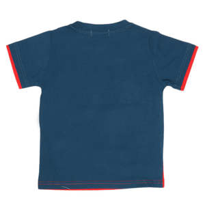 T-shirt à manches courtes pour garçons - Bleu acier - Product Image 2