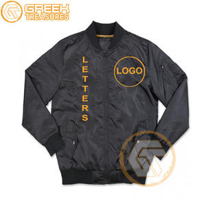 Personalizado Alpha Satin bordado Varsity Jacket Fraternity alta calidad transpirable griego Apparels Phi hombres chaquetas al por mayor - Product Image 1