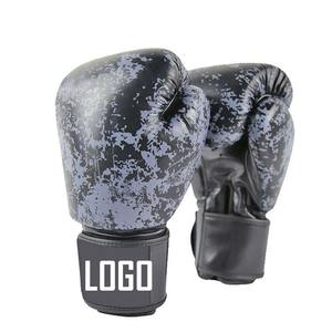 Gants de boxe professionnels respirants et durables, design et logo personnalisés, gants de boxe en cuir pour l'entraînement et le combat - Product Image 1