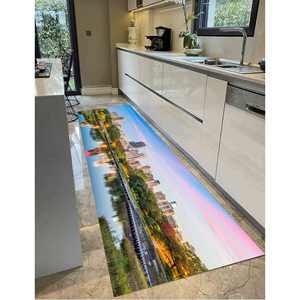 Tapis imprimé : Améliorez votre espace avec des paysages urbains élégants, tapis en velours - Product Image 4