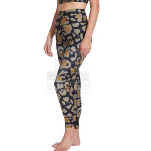 Leggings de yoga respirants à taille élastique, prix d'usine, logo personnalisé, vente en gros, leggings de yoga les plus vendus - Product Image 6