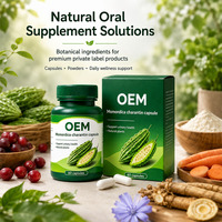 Capsules d'extrait de melon amer OEM ODM, marque privée, complément alimentaire, formule personnalisée, à base de plantes, bien-être quotidien, fabricant