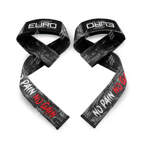 Correas de levantamiento de pesas de alta resistencia diseñadas con puntos de agarre de silicona para mejorar el agarre, reducir la tensión en las muñecas. Correas al por mayor. - Product Image 1