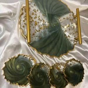 Plateau en résine pour l'organisation de cosmétiques et de bijoux - Product Image 6