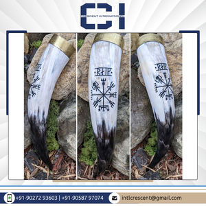 Diseño vikingo Artesanía natural Vidrio Beber Cuerno Jarra de cerveza Pulido para la venta Amplia gama de productos exportados - Product Image 4