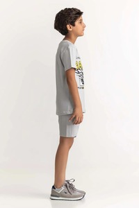 Camiseta Premium para Niños, 100% Algodón, Tejida, Ecológica, con Logotipo Personalizado, Unisex, Manga Corta, Cuello Redondo, Informal, para Verano, para la Escuela - Product Image 3