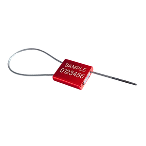 Sceau de sécurité mécanique pour câble de cargaison en aluminium et en fer galvanisé JHAS, 26x22mm, pour un stockage sécurisé et une utilisation automobile - Product Image 3