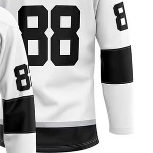 Vente en gros, maillot de hockey sur glace professionnel personnalisé, maillot sublimation de votre numéro de nom pour les jeunes et les adultes - Product Image 6