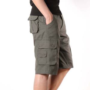 Short chino avec poches pour hommes vente en gros personnalisé shorts de ville coupe régulière pantalon confortable en coton chino pour hommes vente en gros - Product Image 5