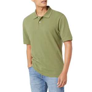 Polo en coton et polyester de haute qualité pour homme, t-shirt professionnel en soie imprimée avec broderie à prix d'usine, short de vêtements de golf grande taille - Product Image 2