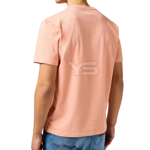 T-Shirt Homme Décontracté 100% Coton Biologique 220 Grammes Léger Couleur Solide Unique Design de Mode Sérigraphie en Soie - Product Image 2