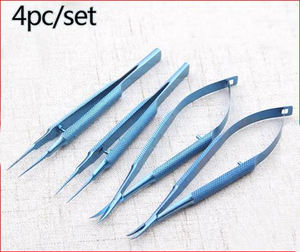 Juego de Cirugía de mano | Micro instrumentos quirúrgicos portaagujas Micro tijeras pinzas | Instrumentos microquirúrgicos recubiertos de titanio - Product Image 2