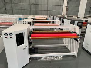 Rebobinadora de Cinta de Eje Único con Rodillo de Presión Neumático de Silicona y Eje de Expansión por Aire para Rebobinado de Película BOPP, PE y Cinta de Enmascarar - Product Image 6