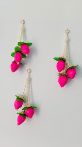 ของตกแต่งบ้านแบบห้อยประดับไข่มุกดอกบัวอินเดียแบบดิวาลิลาทังกันเทศกาลแขวนงานแต่งงานงานปาร์ตี้ขึ้นบ้านใหม่ - Product Image 3