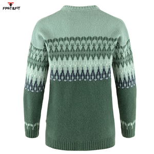 Suéter de Invierno de Manga Larga Personalizado, Antiarrugas, con Logotipo Tejido en la Parte Delantera, Talla Grande para Hombre - Product Image 2