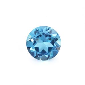 Alta calidad Natural para Topacio Azul suizo 3mm corte brillante piedras preciosas facetadas azules venta al por mayor joyería lote gemas Cuerpo a Cuerpo - Product Image 6