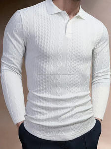Nueva camiseta de verano de moda para hombre, ropa deportiva informal de manga larga, Camiseta de algodón ajustada, camiseta transpirable de talla grande - Product Image 4