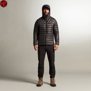 Chaquetas Acolchadas Personalizadas con Logotipo Impreso de Alta Calidad para Hombre, Estilo Urbano, Chaqueta Acolchada Lisa para Hombre - Product Image 2