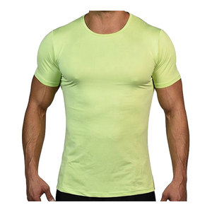 Camisetas de algodón 100% personalizadas de alta calidad para hombre, ropa deportiva y de gimnasio, camiseta teñida Lisa para hombre, estampado holgado - Product Image 1