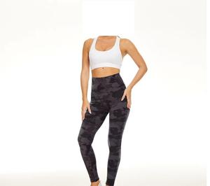 Pantalones deportivos de cintura cruzada con logotipo personalizado, mallas de mujer, mallas de entrenamiento, mallas de yoga sin costuras con tinte de corbata - Product Image 6