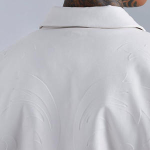 Veste d'hiver de style universitaire pour homme, de haute qualité, personnalisée, en cuir véritable, style hip-hop, vente en gros - Product Image 4