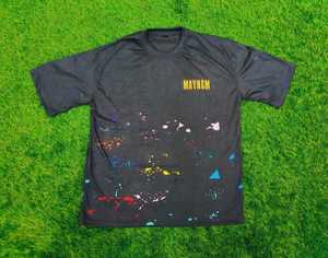 ขายส่งคุณภาพสูงสาดพิมพ์ผ้าฝ้ายTeeเสื้อหน้าจอพิมพ์ลําลองพลัสขนาดผู้ชายขนาดใหญ่DTFพิมพ์เสื้อยืด - Product Image 4