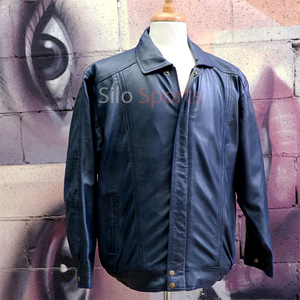 Chaqueta de Cuero Vacuno Azul Original para Hombre, la Más Vendida, al por Mayor, MOQ Bajo, 100% Alta Calidad, Chaqueta de Moto y Motociclista con Calefacción para Invierno, OEM - Product Image 6