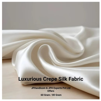 100% mûrier soie crêpe Satin tissu 60 grammes imprimé crêpe Satin plaine teint tissé Techniques Textiles de maison pour garçons mariages