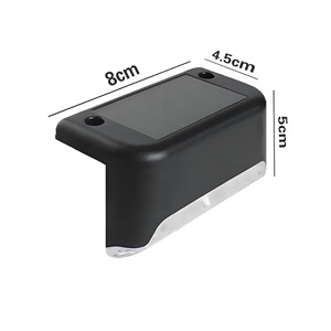 Luci Solari per Scale da Esterno, Illuminazione da Giardino IP44 Impermeabile, Sensore Notturno, Accensione Automatica al Buio, Decorazione Atmosferica Pastorale - Product Image 1
