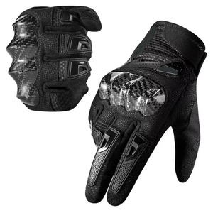 Gants de moto tactiques en cuir unisexe, gants de sport à doigts complets, équipement de protection, course, imperméables, respirants, taille personnalisée - Product Image 1