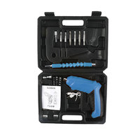 Kit de tournevis électrique sans fil rechargeable 47 pièces avec étui, tige flexible, 3,5 Nm, vente en gros