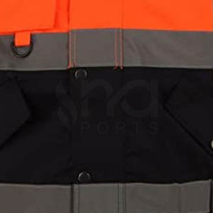 Chaquetas cómodas de alta visibilidad de último diseño Servicio OEM Venta caliente Chaqueta reflectante de alta visibilidad para hombres - Product Image 5