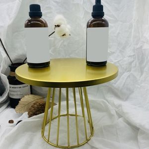 Ensemble de 2 supports à gâteaux ronds en métal et en fer de taille différente vaisselle de restaurant et d'hôtel supports à dessert faits à la main - Product Image 6