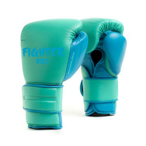 Guantes de boxeo, molde de esponja, acolchado interior con cuero artificial exterior, correa de velcro segura para un control estable de la muñeca. - Product Image 2