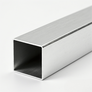 Tubo cuadrado de aleación de aluminio de la serie 6000 sin costuras personalizado 41 años de historia 41 años de procesamiento de soldadura por flexión disponible - Product Image 1