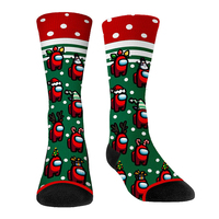 Chaussettes personnalisées par sublimation, antibactériennes, respirantes, impression numérique, coton/polyester/laine, couleurs et logos personnalisés, séchage rapide, unisexe, en gros