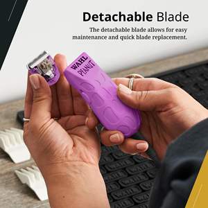 Tondeuse Électrique Polyvalente pour Cheveux et Barbe, Légère et Puissante, Moteur Rotatif, Lames en Acier Inoxydable, Idéale pour Barbiers - Product Image 4