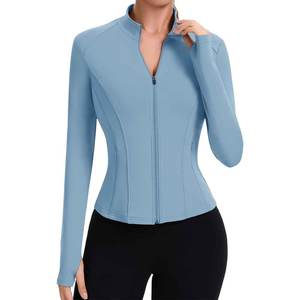 Chaqueta de chándal buena y superventas 2025 poliéster Spandex transpirable aspecto elegante chaquetas de chándal para mujer - Product Image 1