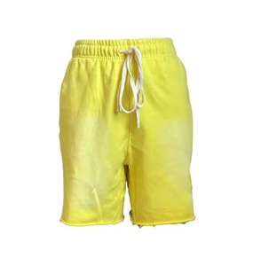 Fait sur mesure pour hommes High Street lavage à l'acide Shorts séchage rapide été Jogging tricoté vêtements actifs solide Vintage blanc Jogging court - Product Image 1