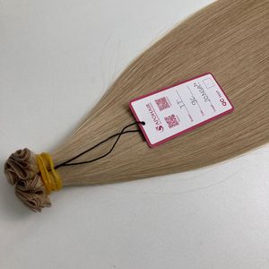 Extensions de cheveux humains vierges de qualité Remy vietnamiens de 18 pouces à double tirage de luxe 9C couleur vierge droite pour la couleur claire - Product Image 4