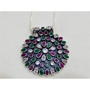 Collier pendentif fin en argent sterling 925 Collier d'anniversaire de fiançailles en pierres précieuses naturelles - Product Image 5