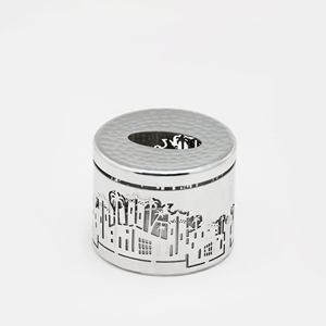 Modern Arabic Decorative Item Showcasing Islamic Patterns WITH LESAR CUT and Refined Metal Craftsmanship - Product Image 2