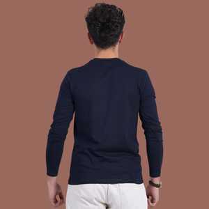 OEM Người Đàn Ông Của Biểu Tượng Tùy Chỉnh T-Shirt <span class=keywords><strong>100</strong></span>% Cotton Hữu Cơ <span class=keywords><strong>Polyester</strong></span> Chất Lượng Cao Với Đầy Đủ Tay Áo Dài Chiều Dài 200 Gram Vải Trọng Lượng - Product Image 6