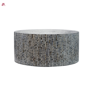 Mesa de Centro de Nácar a Precio Económico, Muebles con Incrustaciones de Concha Hechos a Mano para Interiores Sofisticados - Product Image 2